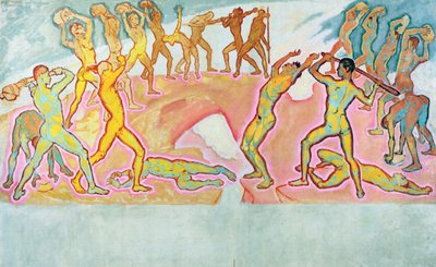The Clash of the Titans, 1913-15 by Koloman Moser